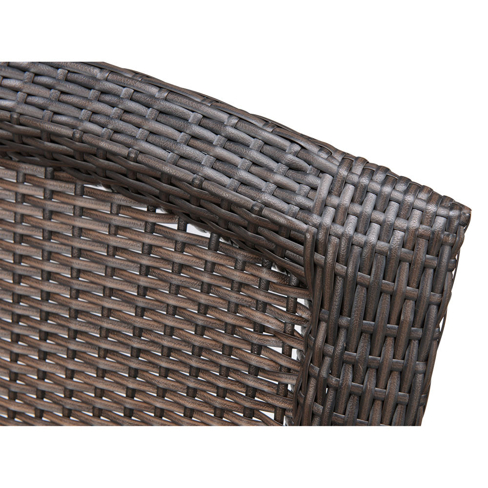 6-Piece Wicker and Steel Outdoor Conversation Set T2386