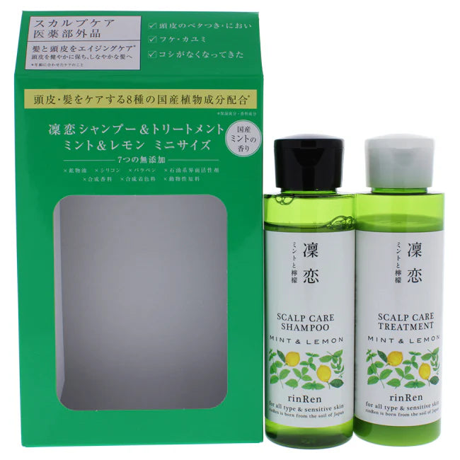 Mint and Lemon 2 Pc 3.4oz Shampoo and Treatment O722411
