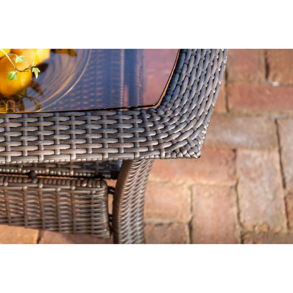 6-Piece Wicker and Steel Outdoor Conversation Set T2386