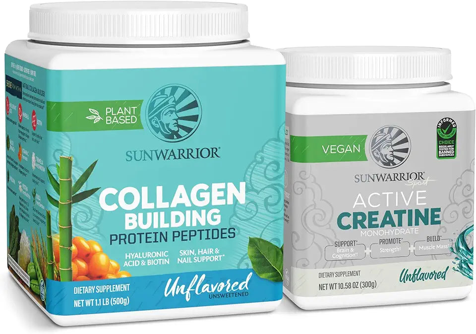 Vegan Collagen Peptide Powder & Creatine Monohydrate Powder F205575
