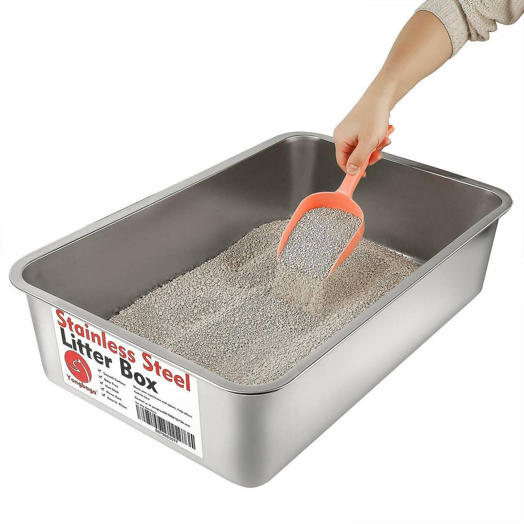 Stainless Steel Cat and Rabbit Litter Box M3823