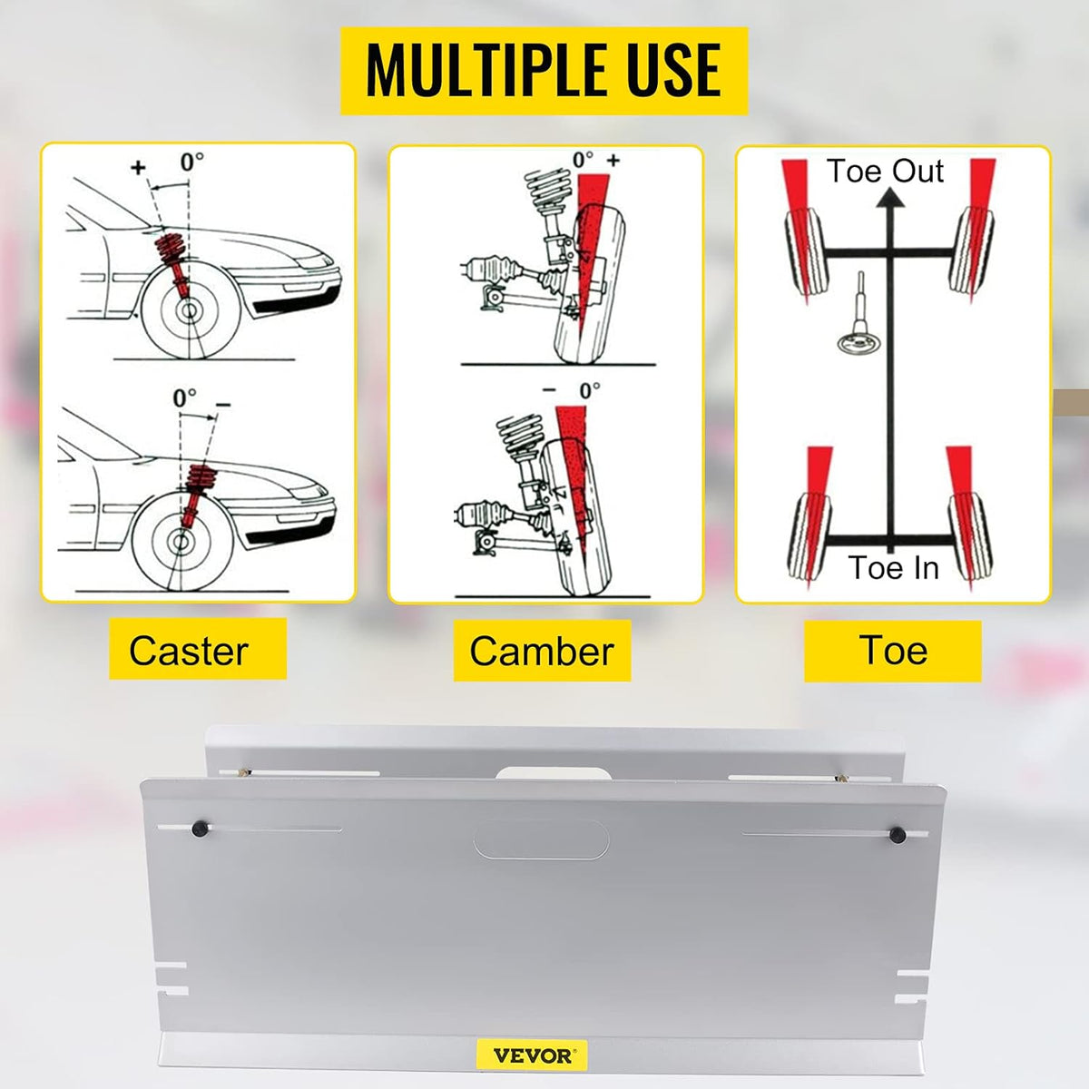 Wheel Alignment Tool with 4 Probes Toe Plates A20814