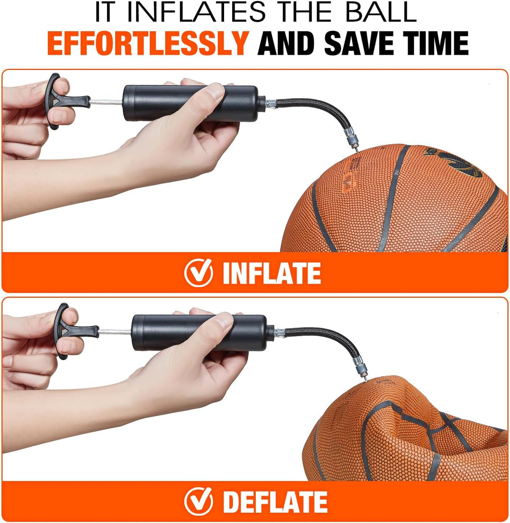 Ball Pump with 3 Needles, Extension Hose, Hand Pump Kit F3415
