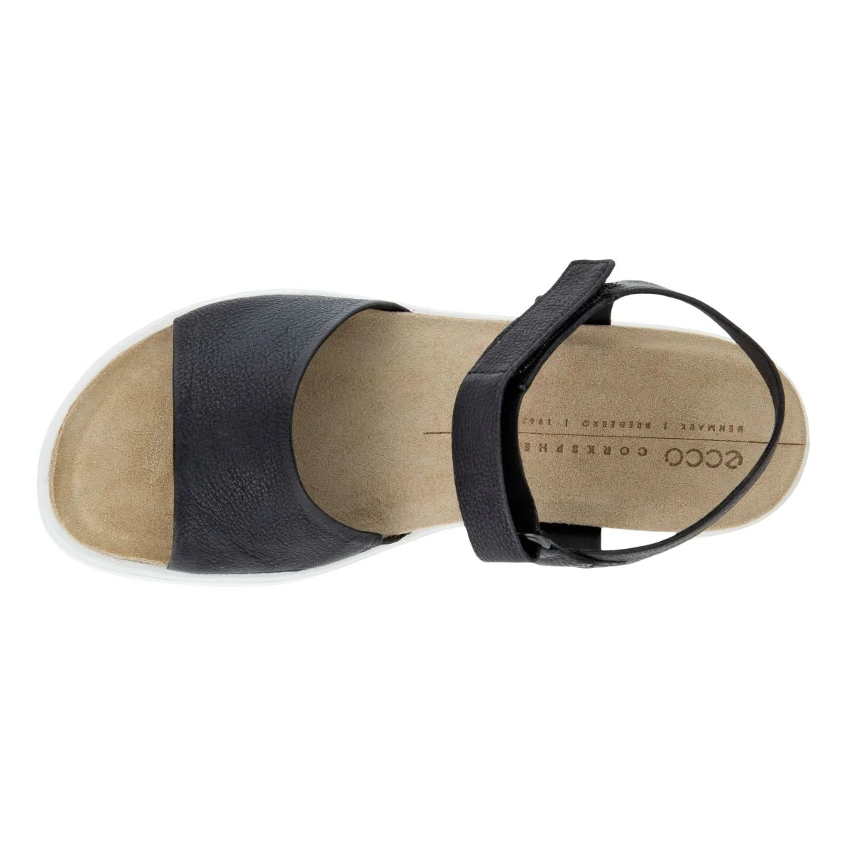 Black Nubuck Wedge Sandal K106