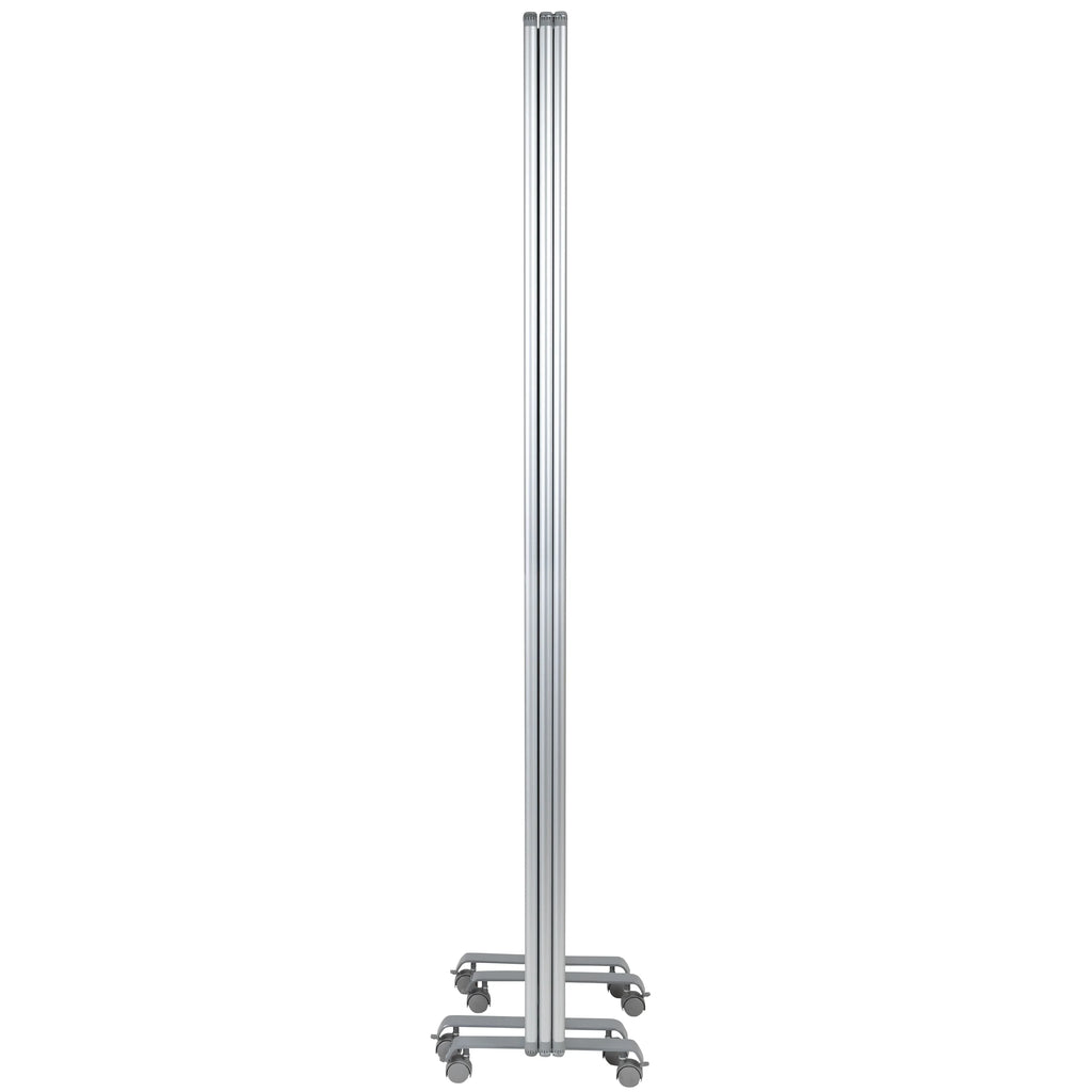 Mobile Magnetic Whiteboard Partition with Lockable Casters R491