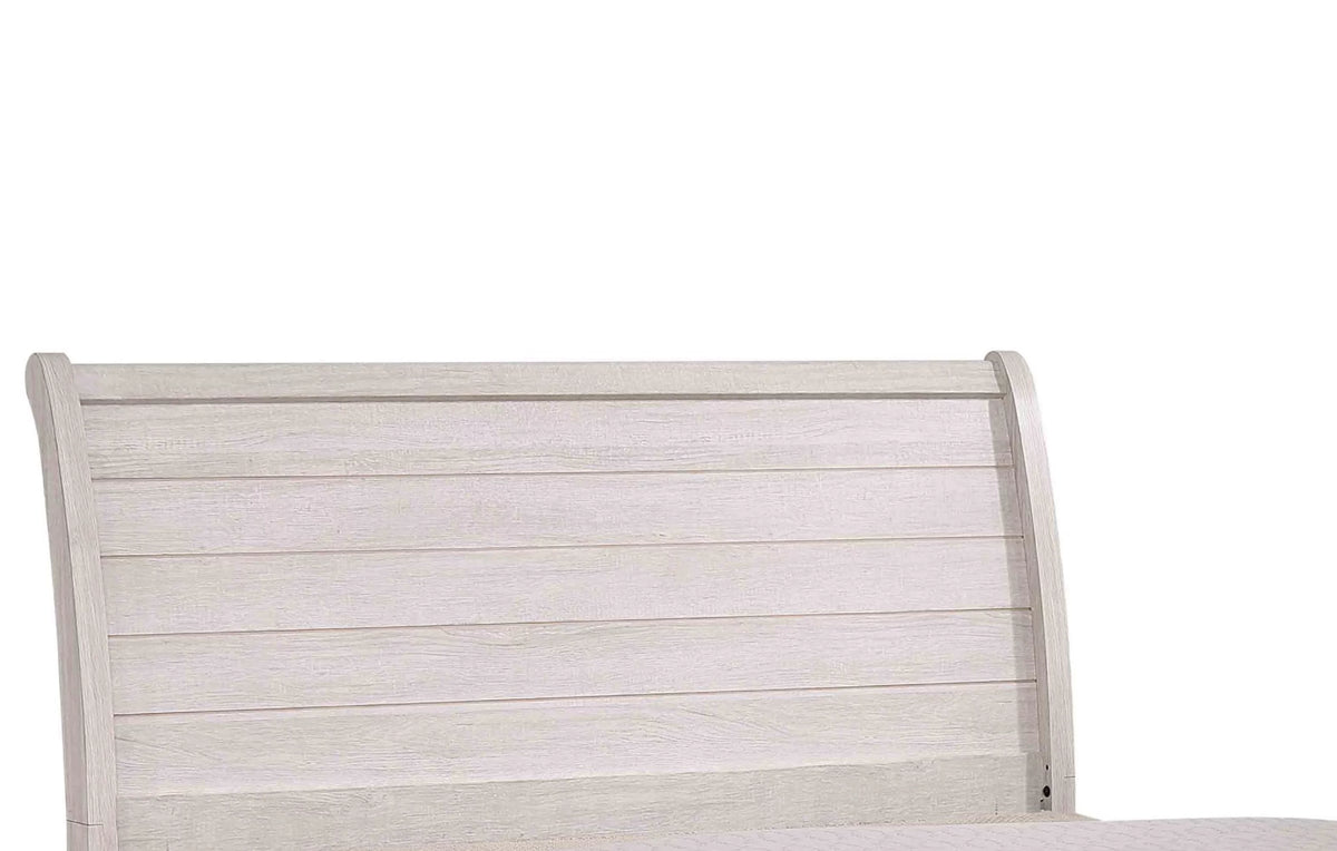 King Size Panel Bed Chalk Gray J699