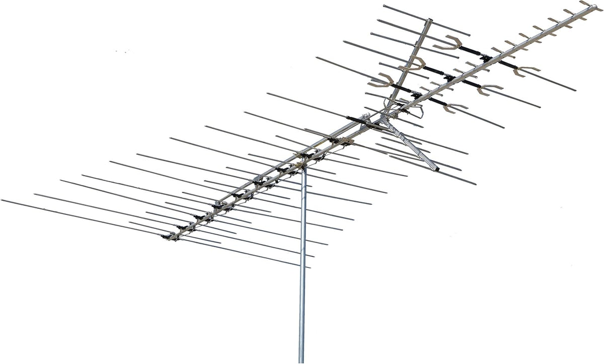 Outdoor TV Antenna VHF/UHF/FM Directional Long Range 100 Mile A411548