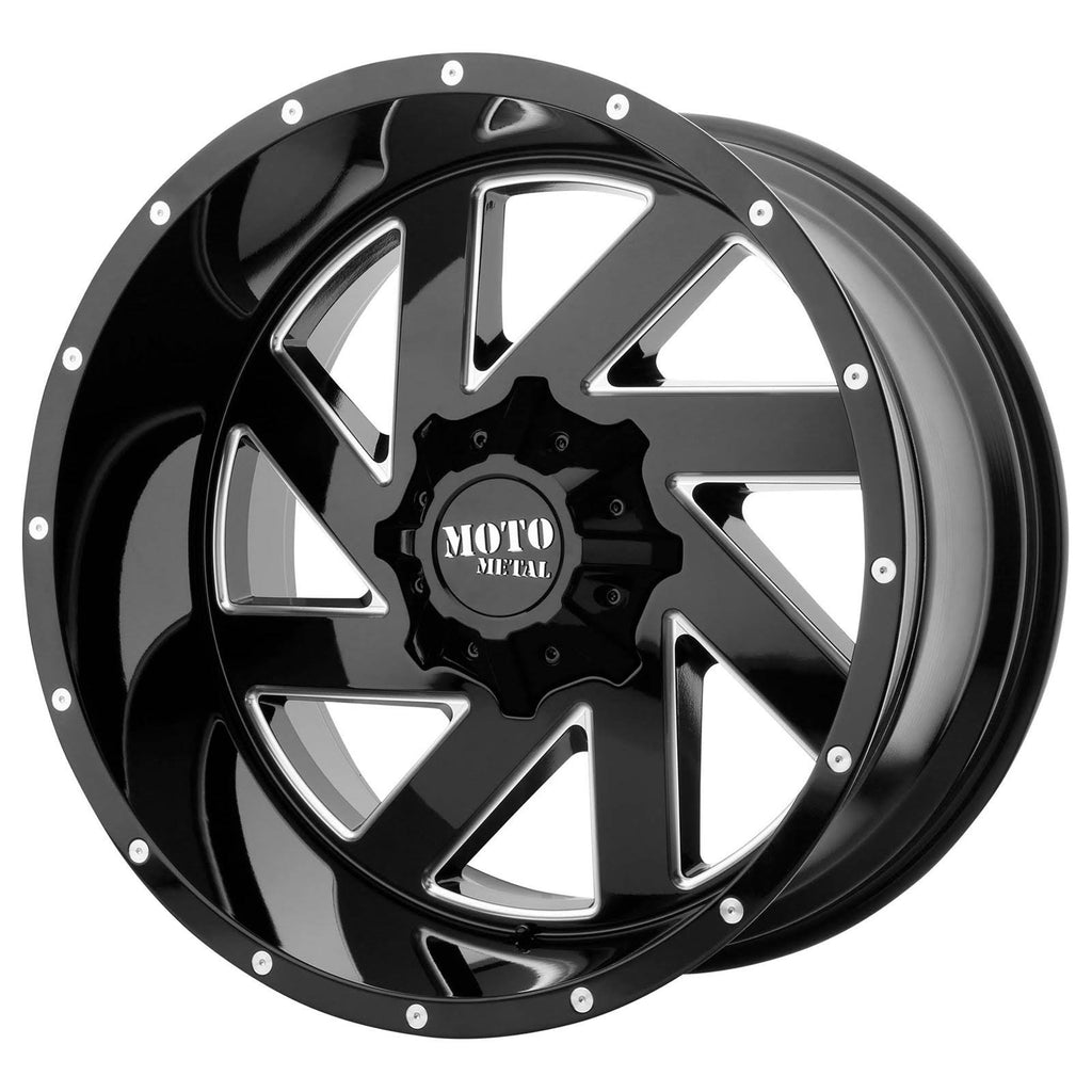 20x10 Gloss Black Milled Wheel E82604