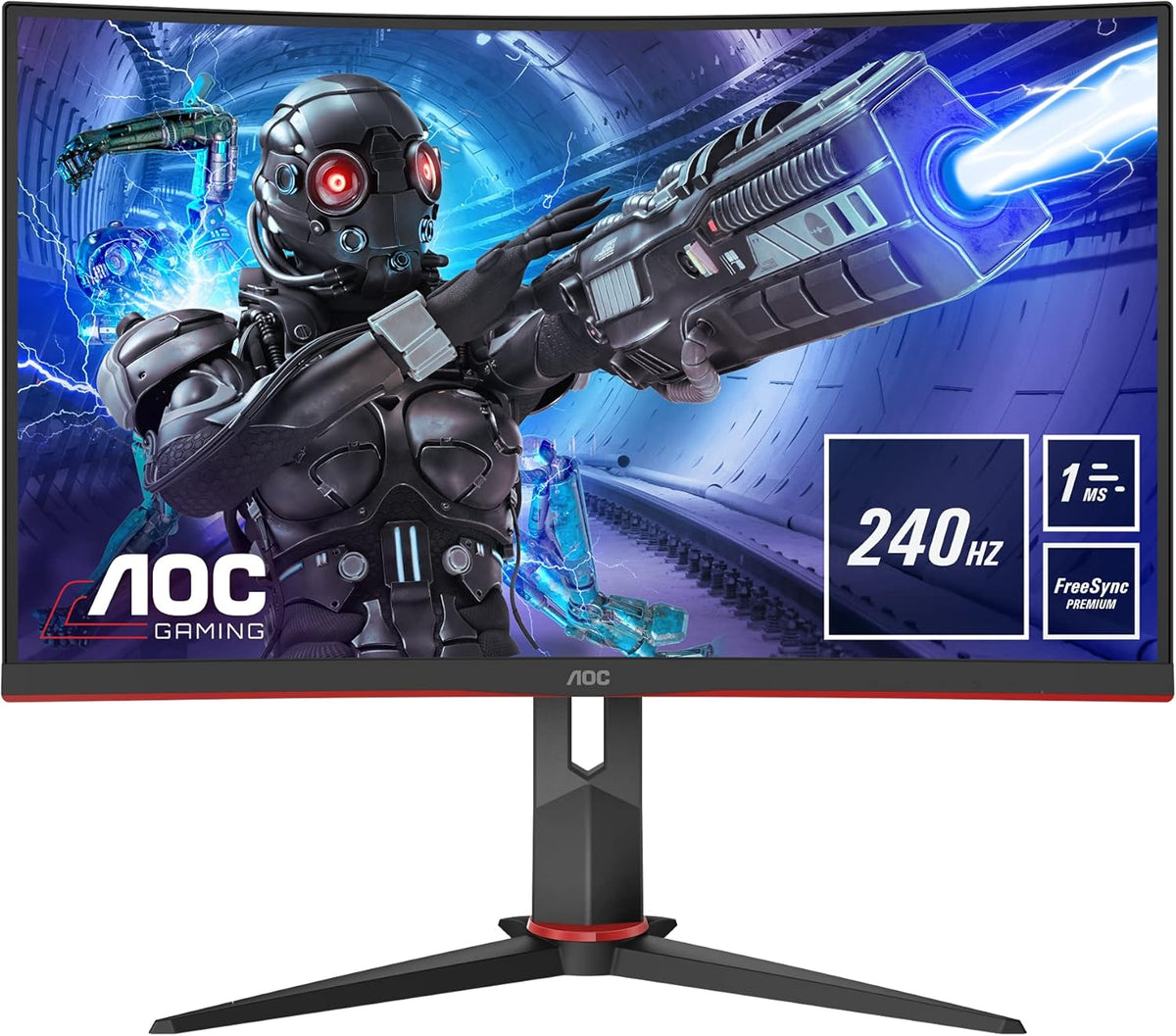 32" Curved Frameless Gaming Monitor, Full HD 1920x1080, VA, 0.5ms 240Hz B910559