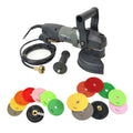 Variable Speed 700-3000 RPM 800 Watt Wet Grinder with Diamond Polishing Pads B293766