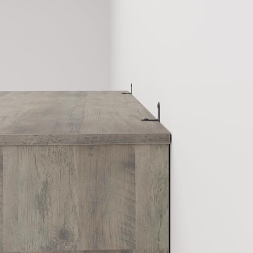 Grey 3 Tier Wooden Bookcase X9648