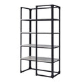 Industrial Metal 4-Shelf Bookcase Q9937