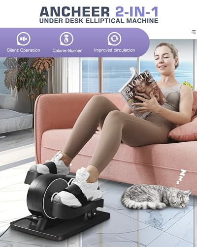 Under Desk Elliptical Machine with Resistance/Speed Dual Mode N90594