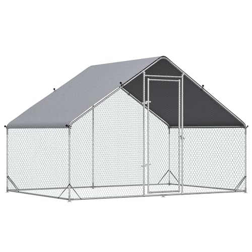 65Inch Wooden Chicken Coop with Nesting Box and Detachable Run K7517