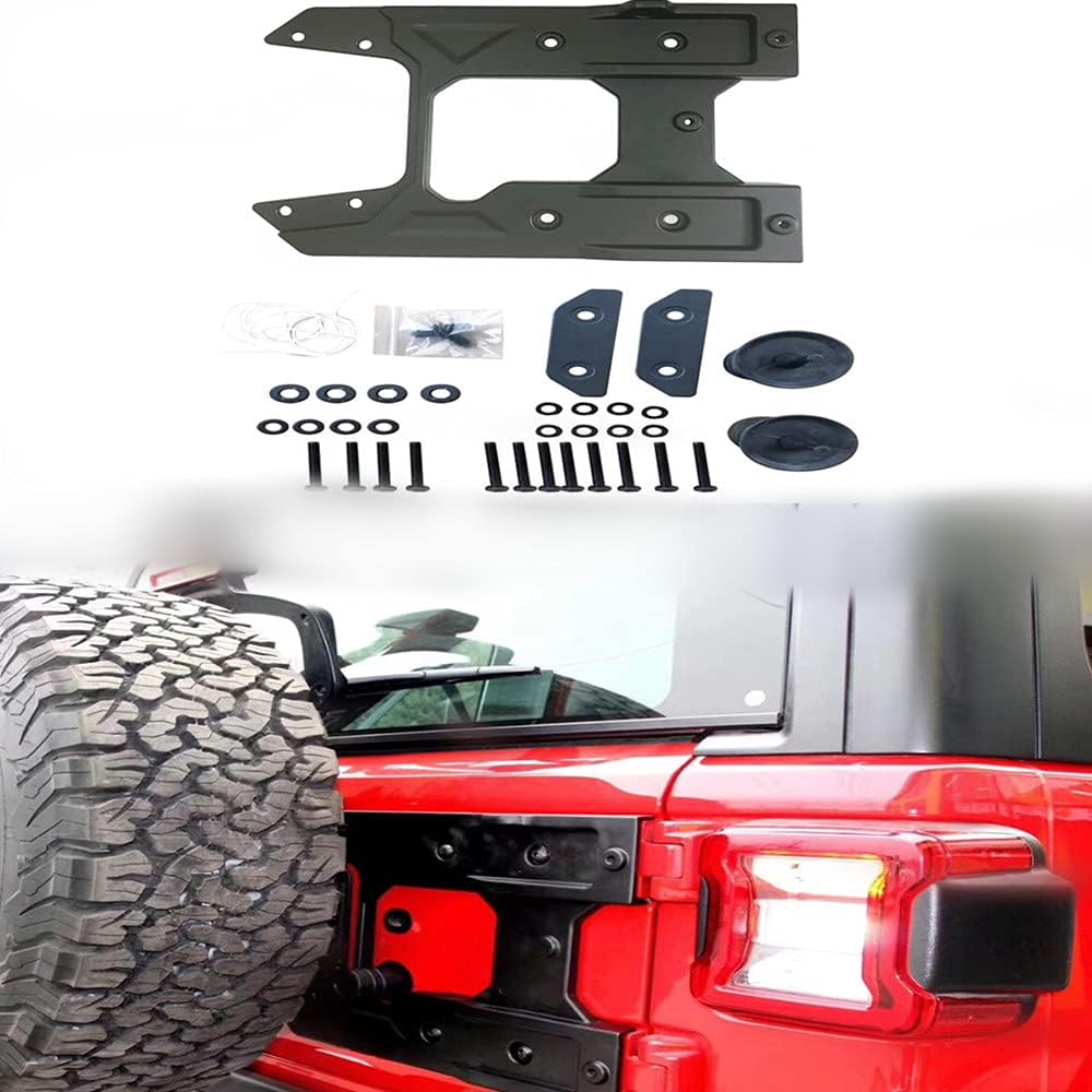 Spare Tire Carrier Tailgate Bracket Hinge Reinforcement Kits Oversized E58172