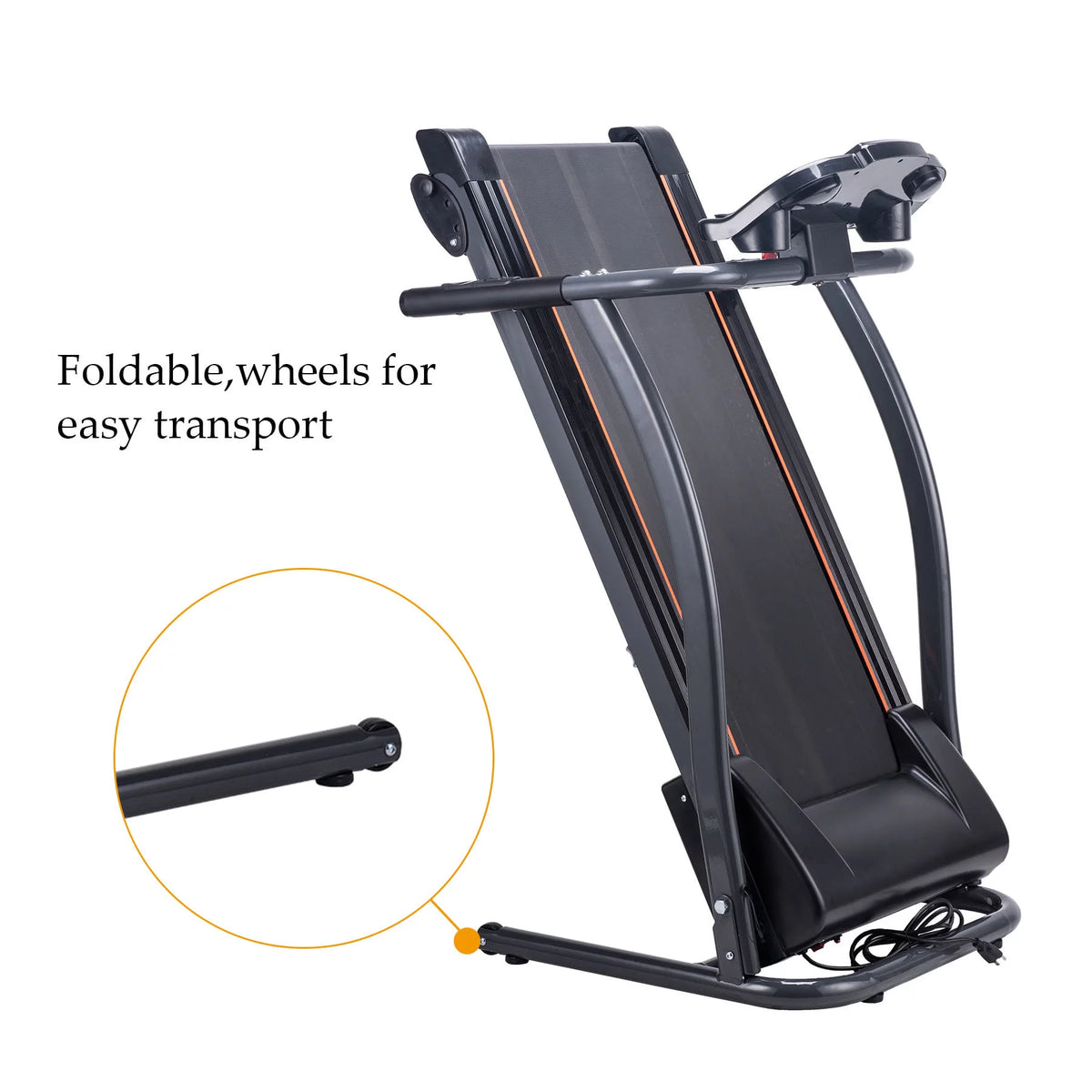 Foldable Incline Motorized Treadmill X593179