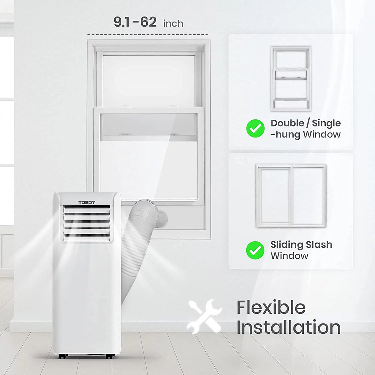 10,000 BTU 3-in-1 Portable Air Conditioner V9509