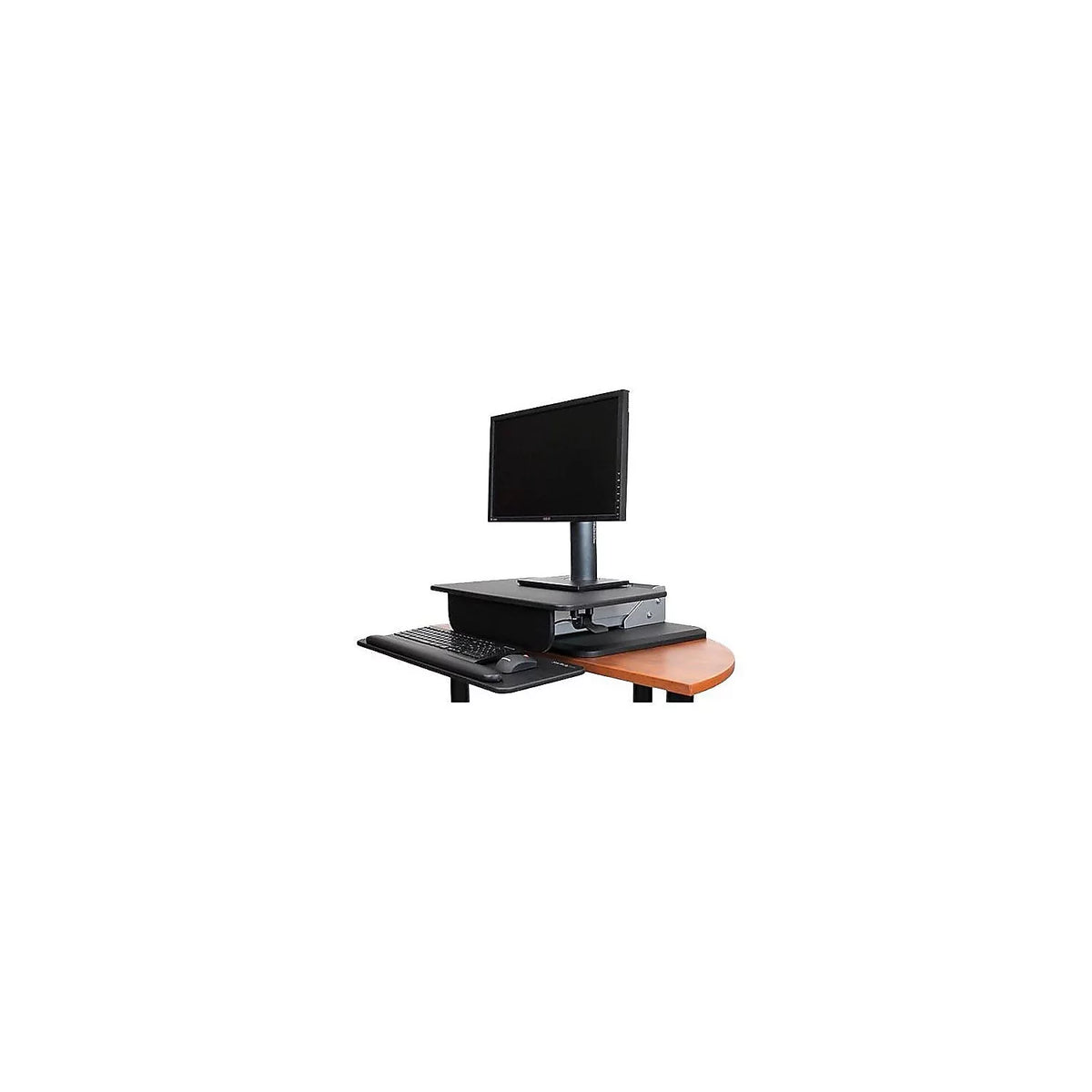 30 inch Sit-to-Stand Workstation Black/Silver M8859