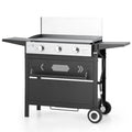 3-Burners Gas Griddle Portable Flat Table Top BBQ Grill 33,000 BTU R406