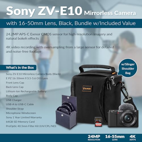 Black APS-C Mirrorless Camera with 16-50mm Lens P876