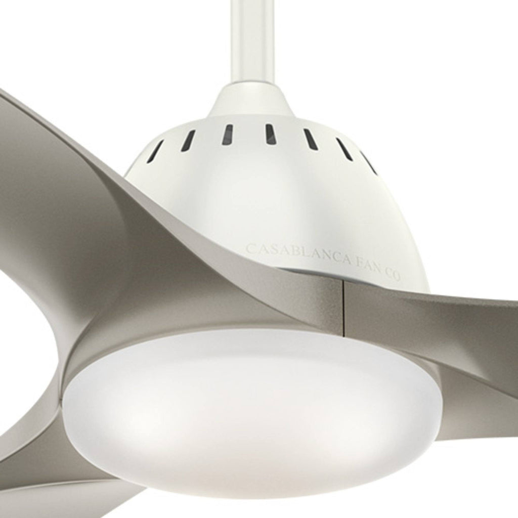 Fresh White Ceiling Fan with Light R96856