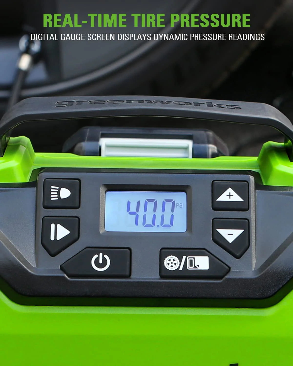 24V Inflator Pump with 2Ah USB Battery & Charger Y86939