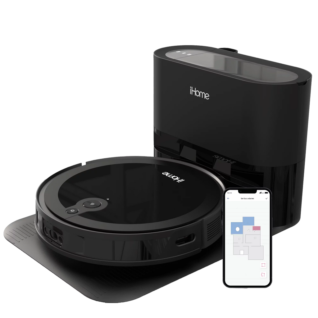 3-in-1 Robot Vacuum and Vibrating Mop with Auto Empty Base S4072