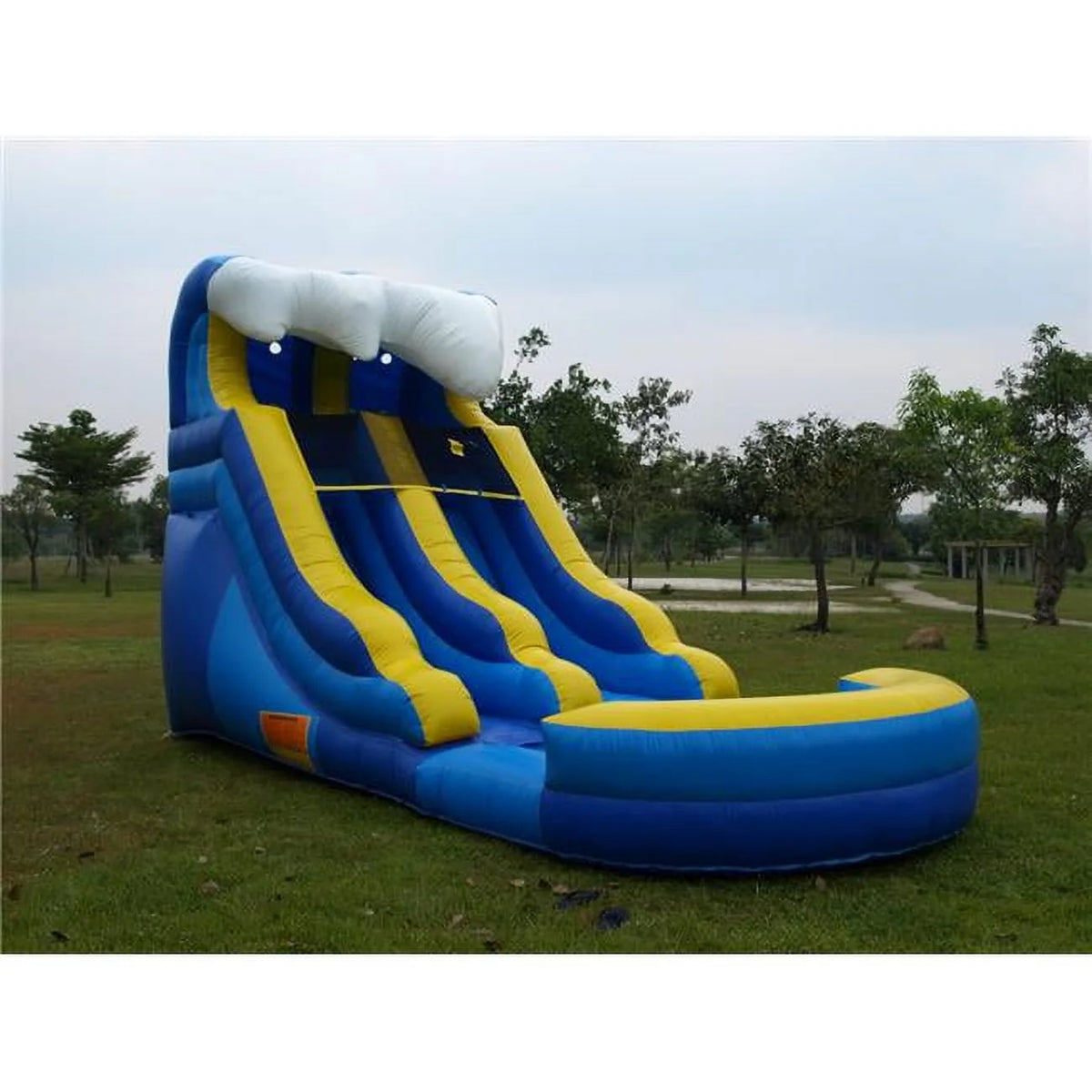 Commercial Grade PVC Vinyl Inflatable Water Slide 12ft with 1HP Blower W3174