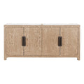 Modern Farmhouse Credenza in Natural Oak Wood W157831