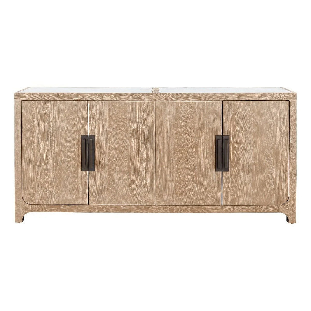 Modern Farmhouse Credenza in Natural Oak Wood W157831