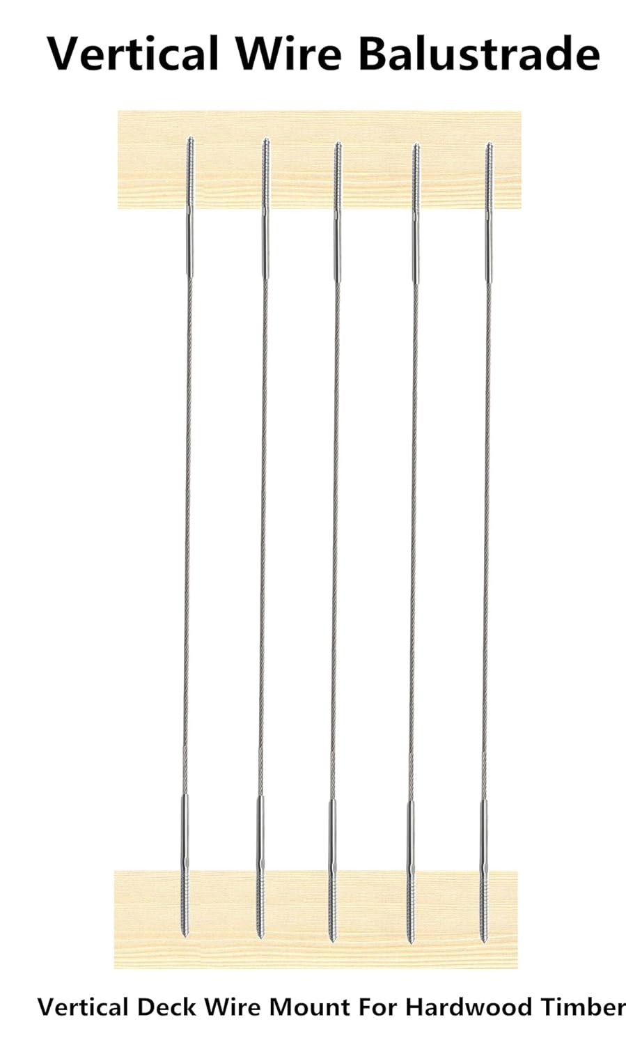 1/8 Stainless Steel 316 Cable Railing Hardware 50 Pairs Z580