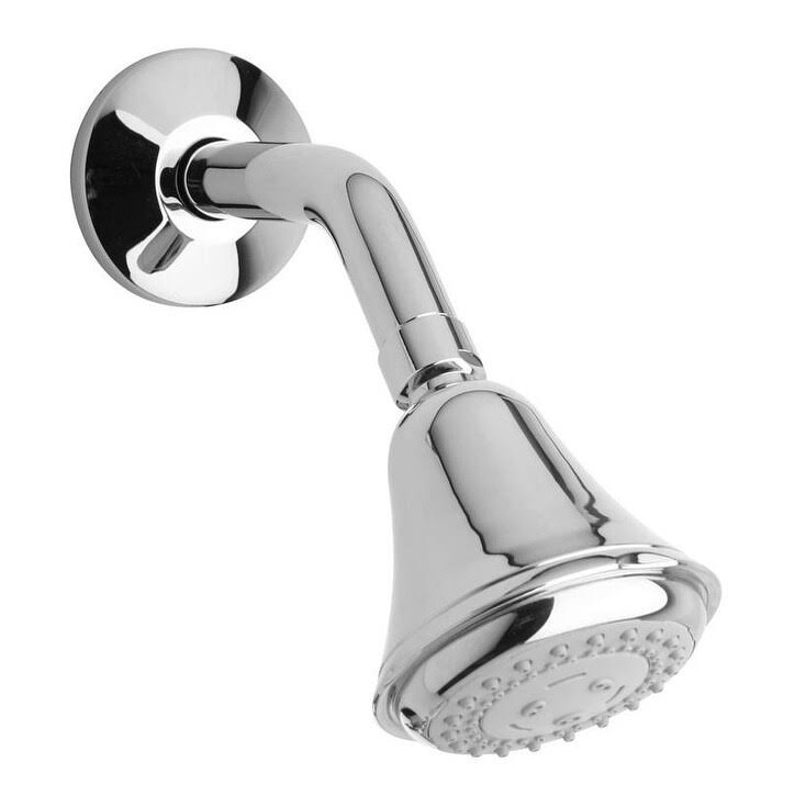 Brushed Nickel 3 Function Shower Head with Arm and Flange V83289