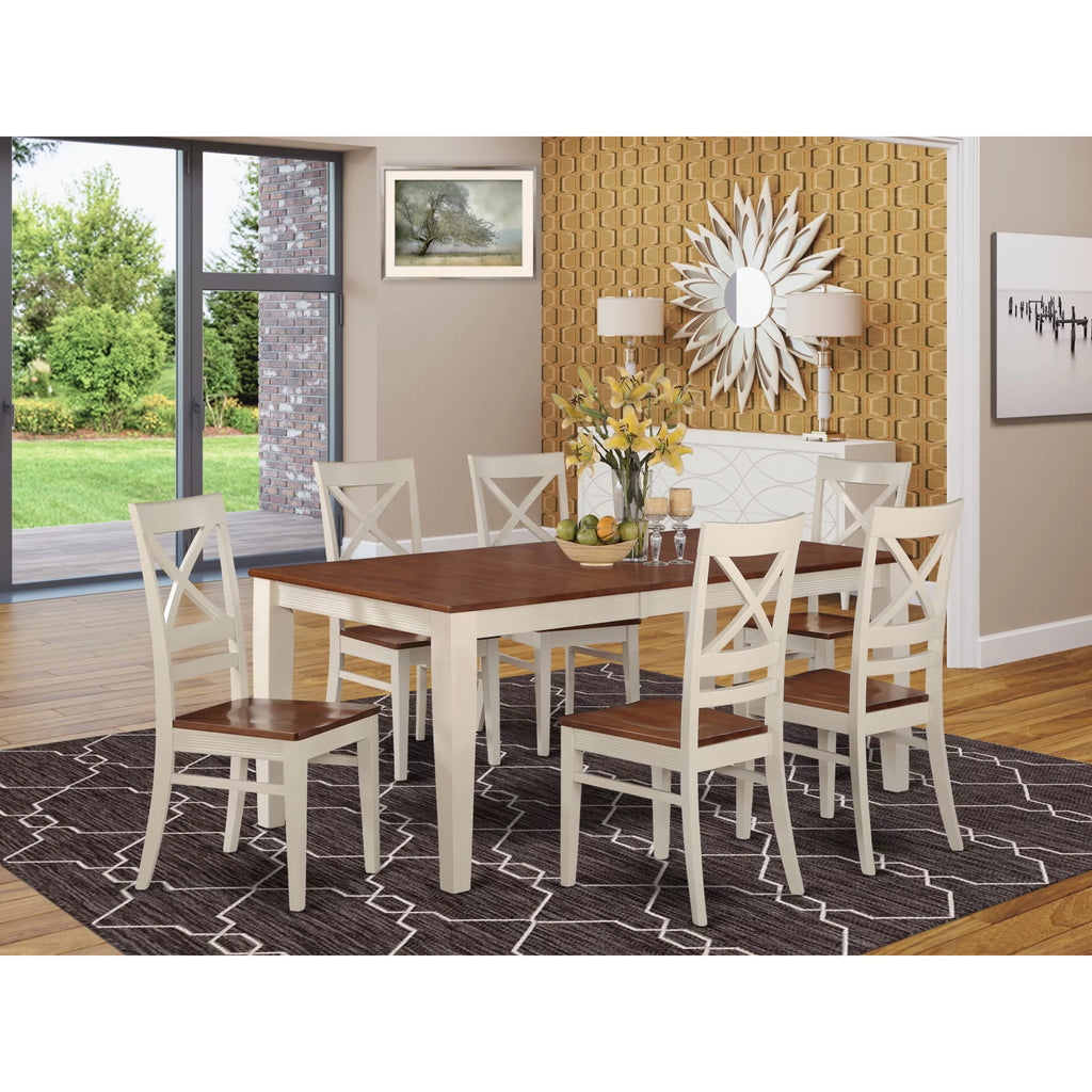 7 Piece Wood Dining Room Set V73067