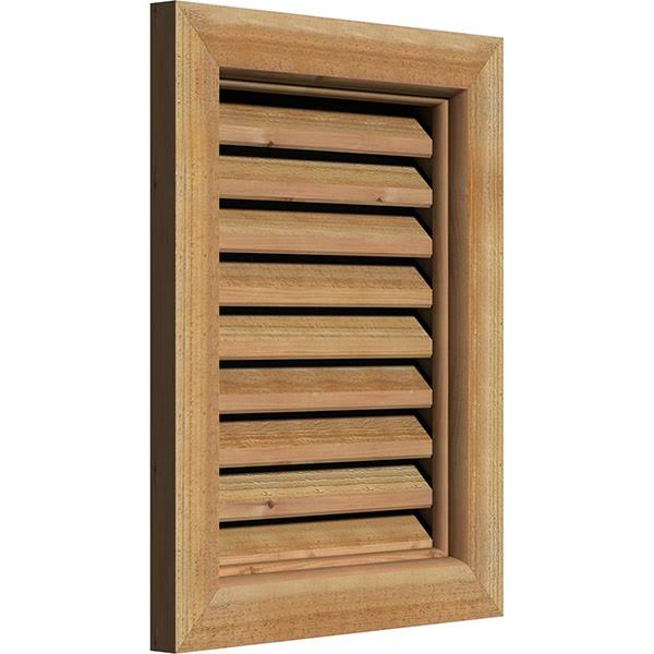 Unfinished Rough Vertical Gable Vent C6206