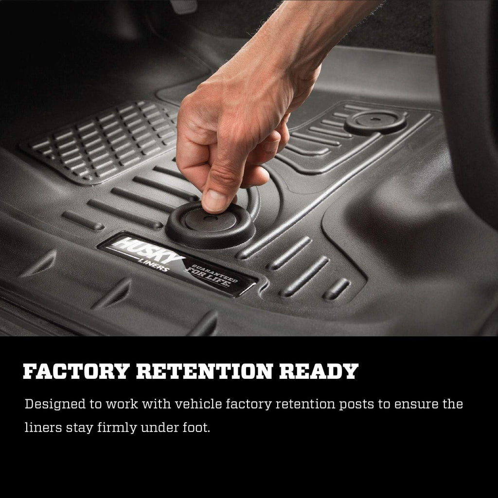 Black 2nd Seat Floor Liner Pack of 2 F322274