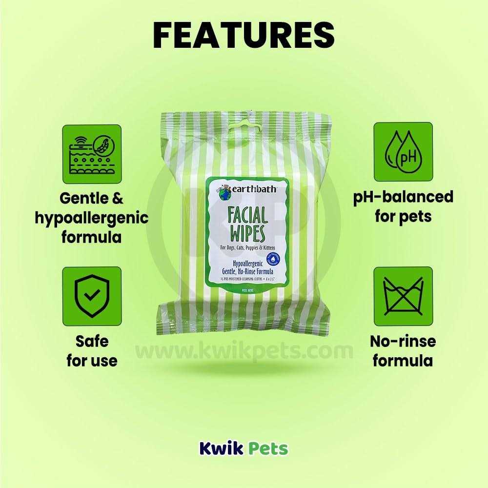 Facial Wipes for Dogs & Cats W6324