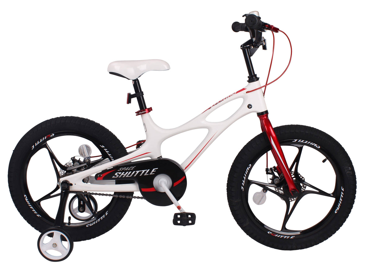 White 18 inch Kid's Bike E7880