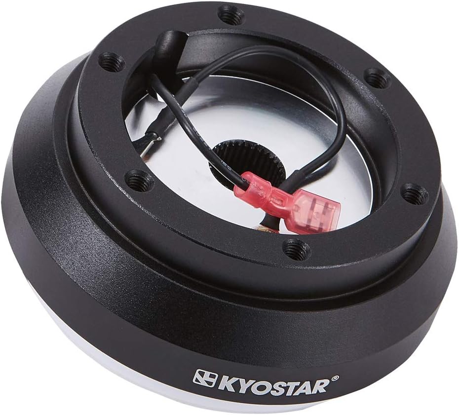 Black Aluminum Steering Wheel Hub Adapter Quick Release Boss Kit C4693