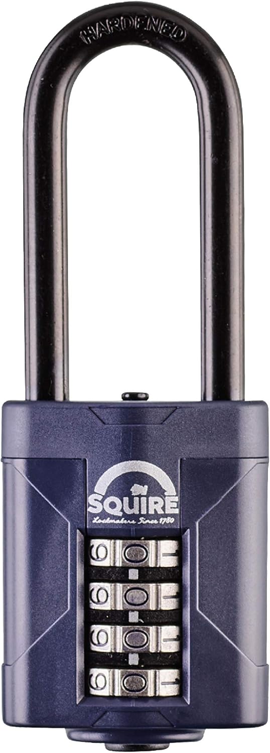 Blue 60 mm Alloy Steel 5 Wheel Combination Padlock, Pack of 2 O9692