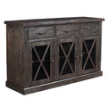 Contemporary Wood Dining Sideboard in Salvaged Gray I963468
