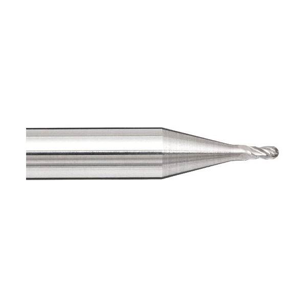 Carbide Micro Ball Nose End Mill 4 Flutes M7803