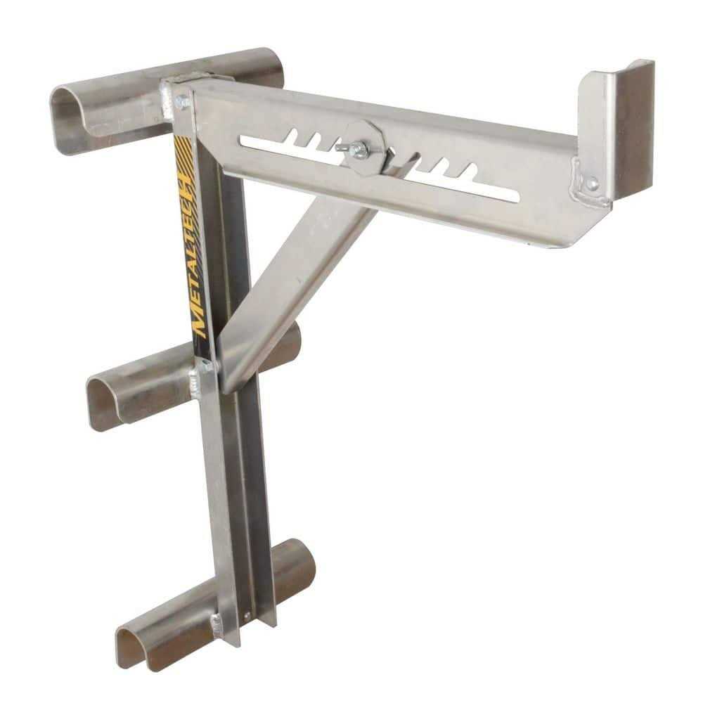 21.75 in. x 10 in. x 29 in. Aluminum Adjustable 3-Rung Ladder Jacks N600708