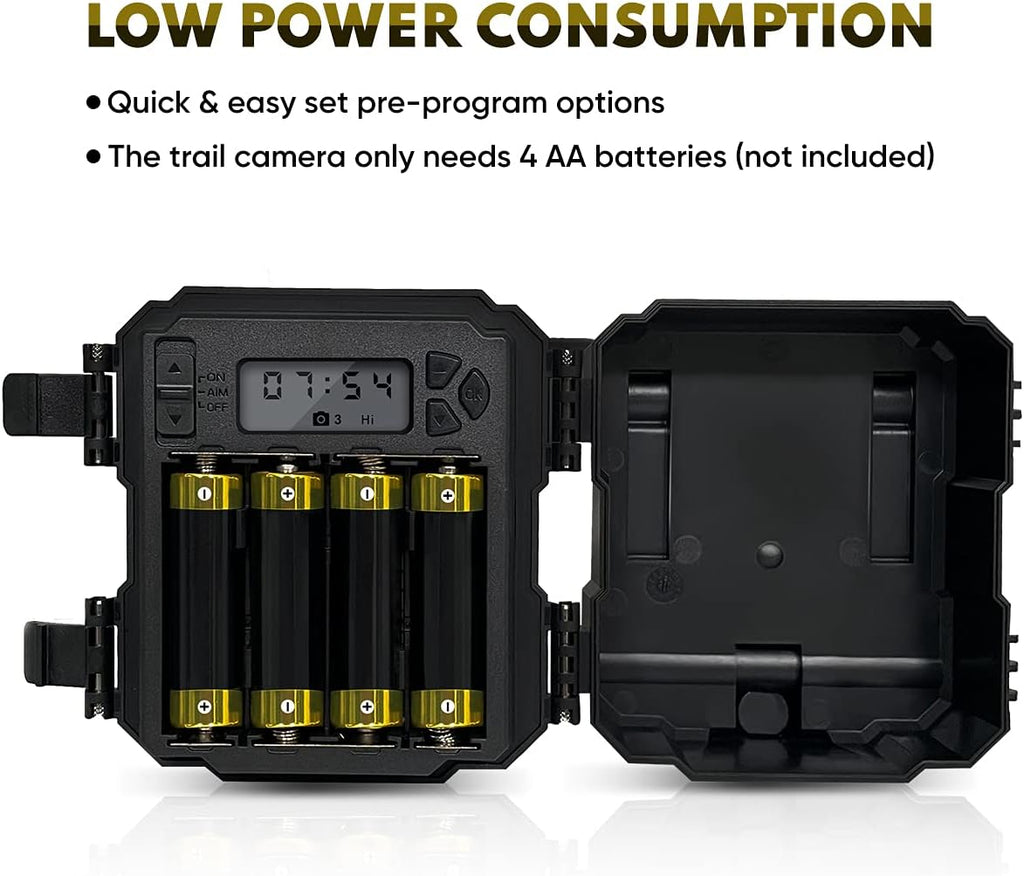 2 Pack Mini Trail Camera 1080P Waterproof N6807
