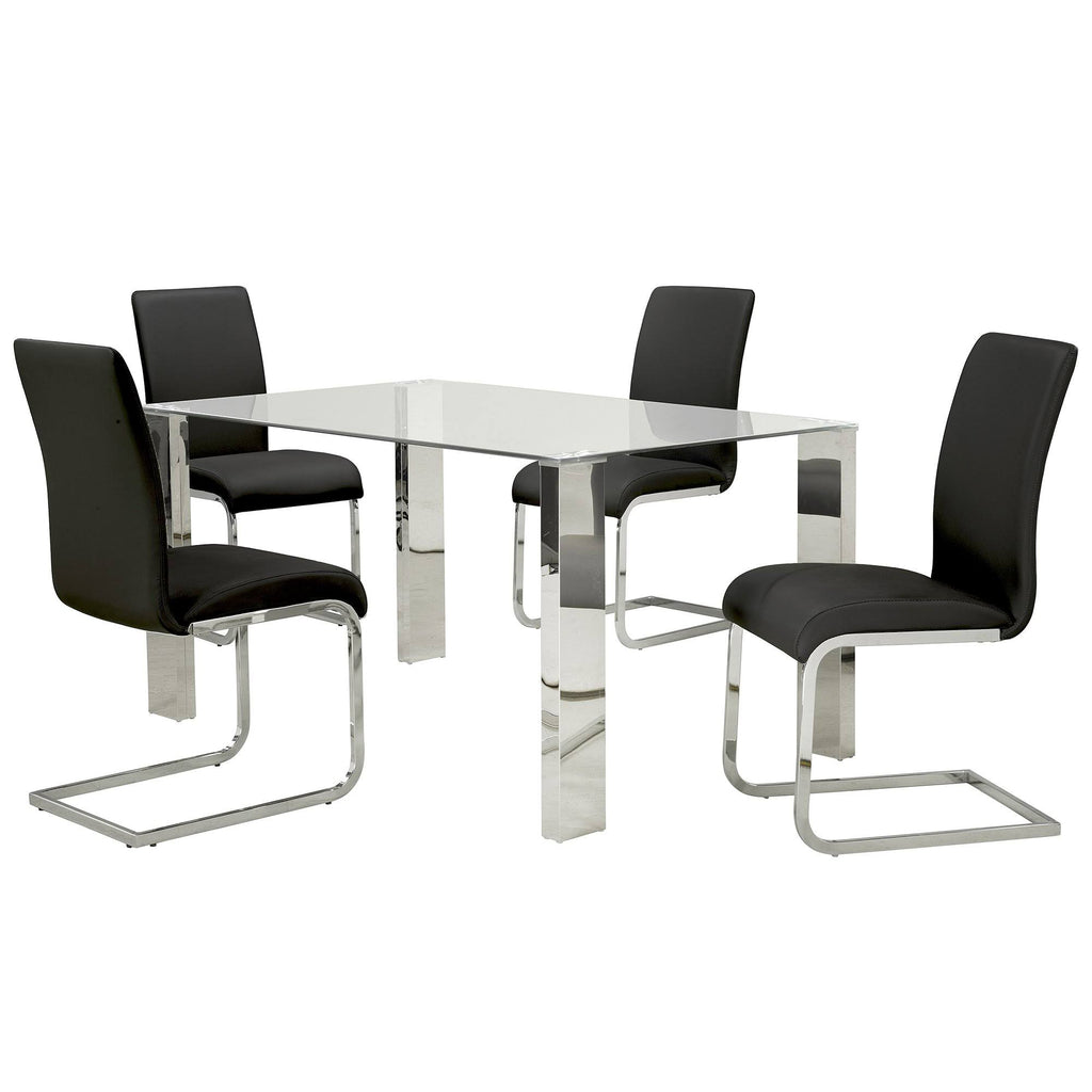 Grey Side Chair, Set of 2 L4109