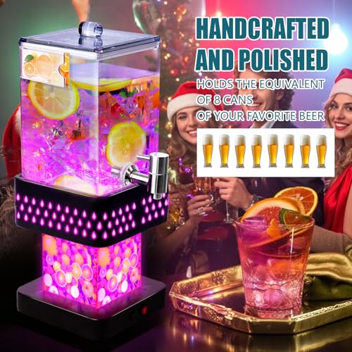 1.2 Gallon Lighted Cold Drink Dispenser U534171