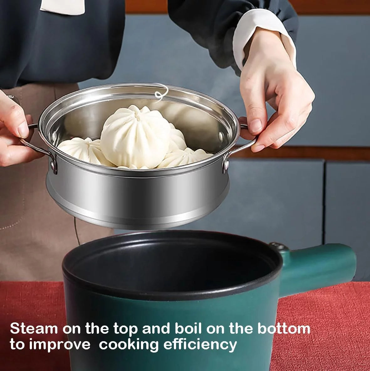 1.8L Non-Stick Electric Hot Pot F4633