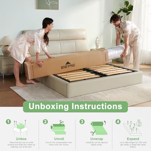 12 Inch Full Size Memory Foam Hybrid Mattress D701