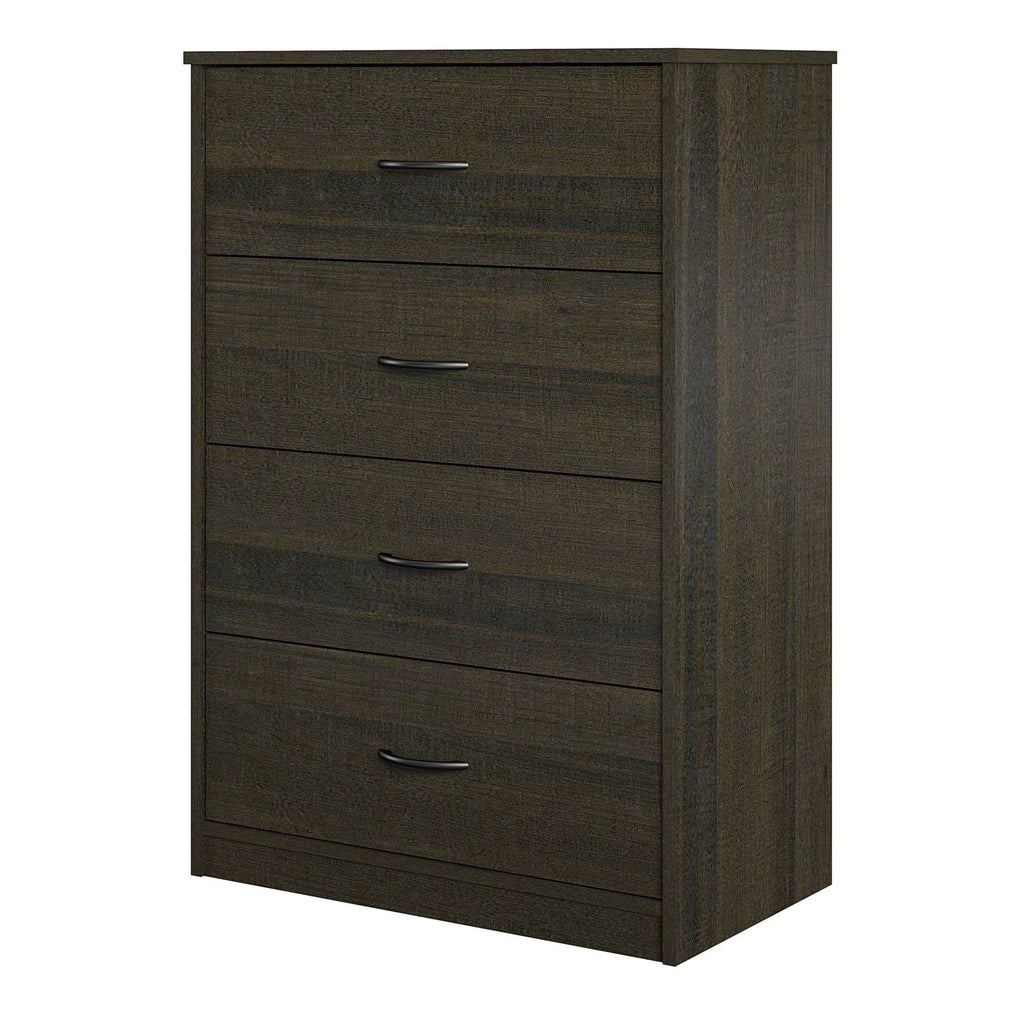 Black Oak 4 Drawer Dresser O17028
