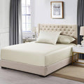 100% Cotton Ivory California King Fitted Sheet Y26926