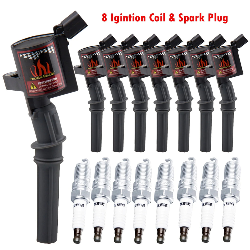 Set of 8 Ignition Coils & 8 Spark Plugs L59667